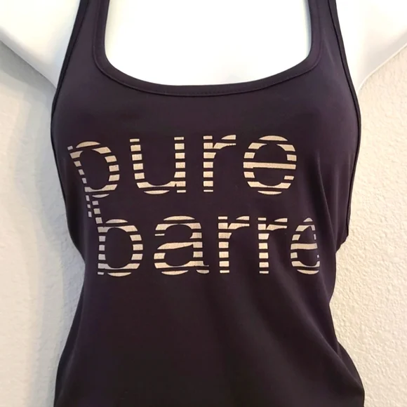 Pure Barre Racerback black tank top - Picture 3 of 6